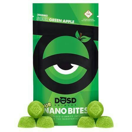 MED - Dosd Nano Bites - 2000mg Gummies *Flavors listed*