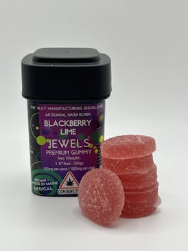 Blackberry Lime | 1000MG Hash Rosin Gummy