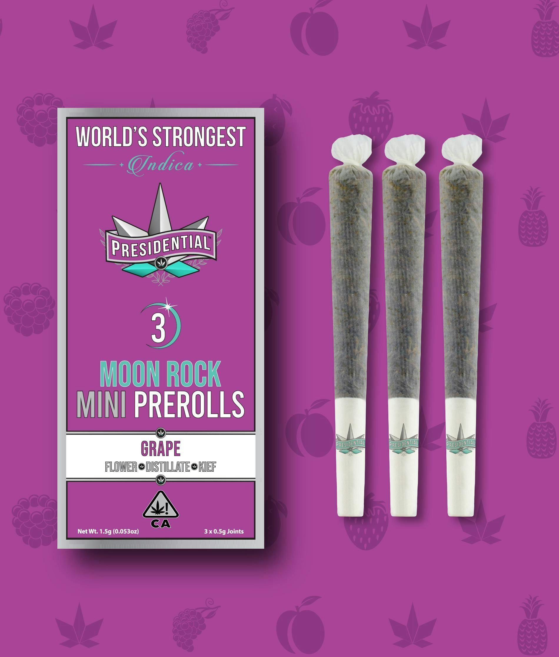 Presidential — Pee-wee Moon Rock Blunts -grape