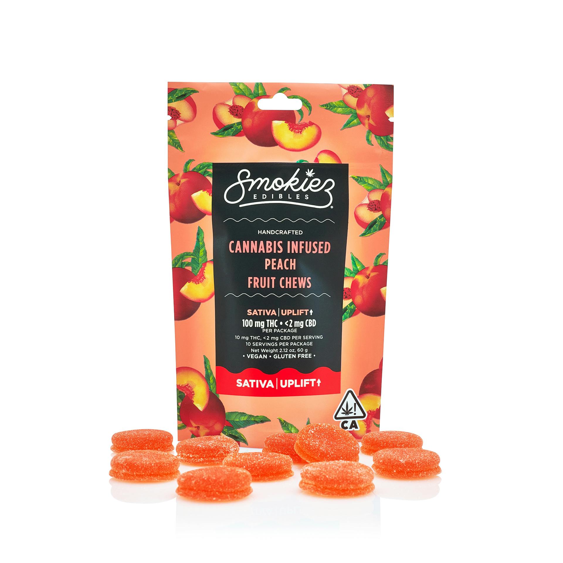 Peach Gummies | 100mg | 10ct | 10mg/ea