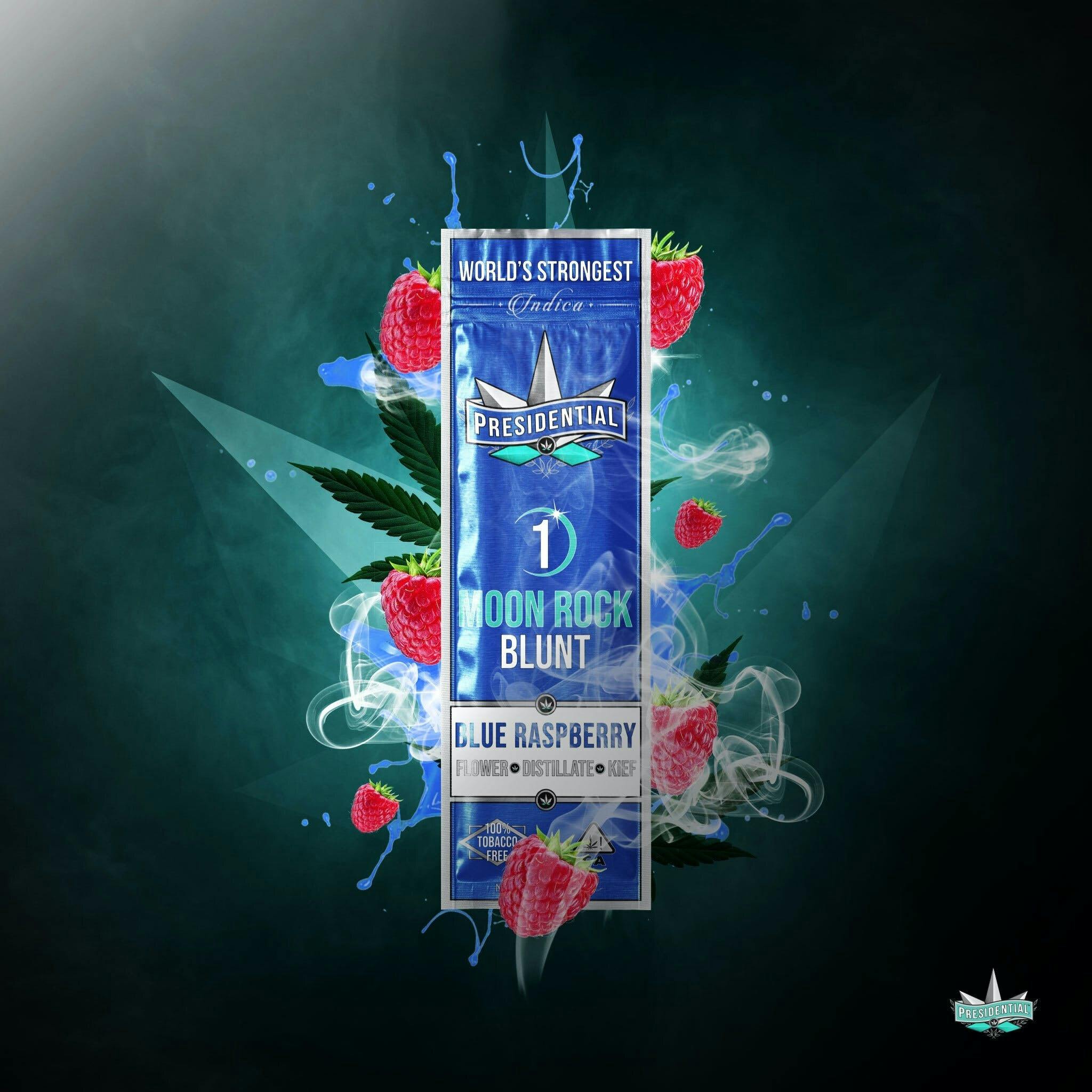 Blue Raspberry | Moon Rock Infused Blunt | 1.5g