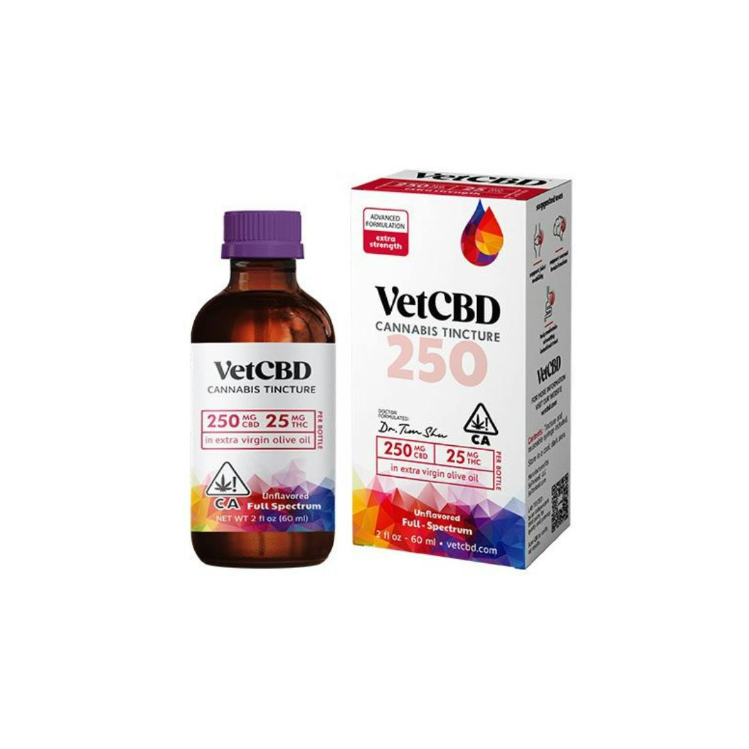 VetCBD, Extra Strength 10:1 Tincture, 250mg, 2oz