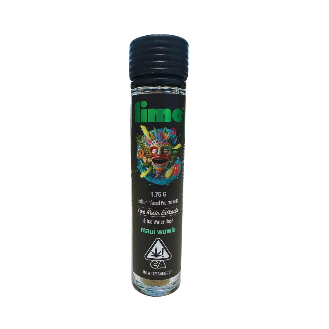 Lime- Diamond & Hash Infused 1.75g (Single Pre Roll) — Maui Wowie