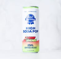 PABST | PBR Cannabis Infused High SodaPop - Cherry Limeade | 25mg | Single