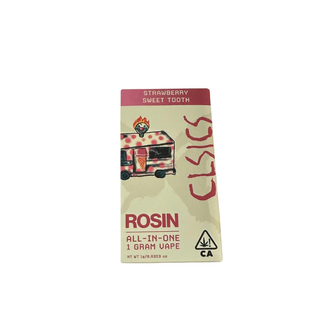 CLSICS - Sweet Tooth - Live Rosin All in One Vape - 1g by CLSICS Rosin & Rosin Infused Pre Rolls