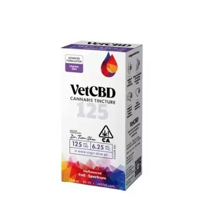 VetCBD, Regular Strength 20:1 Tincture, 125mg, 1oz