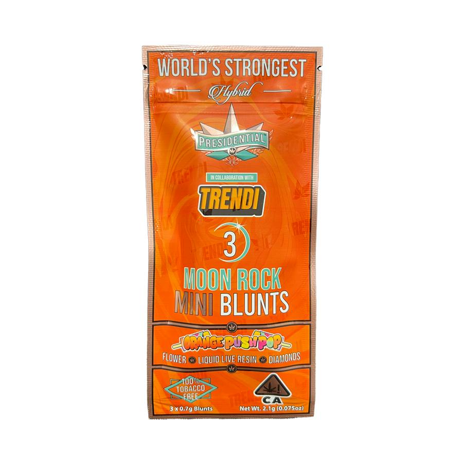 Orange Push-Pop | Moon Rock Infused Blunts | 0.7g each | 3pk