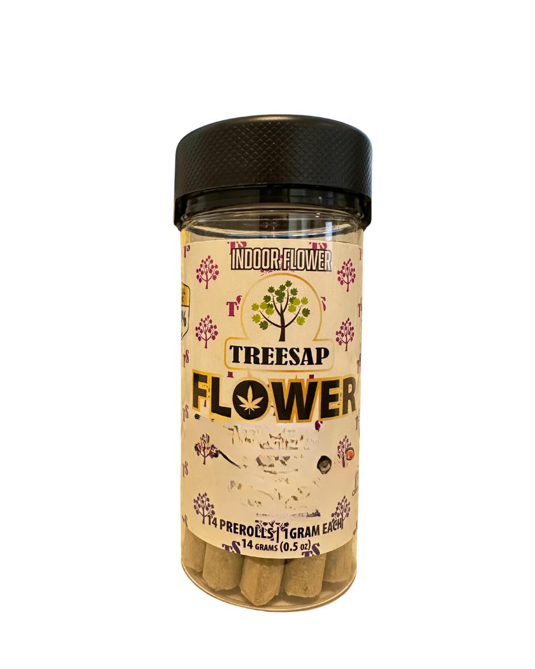 Treesap 14PK Non-Infused Pre Rolls - Mendo Breath - (Indica) - 14g