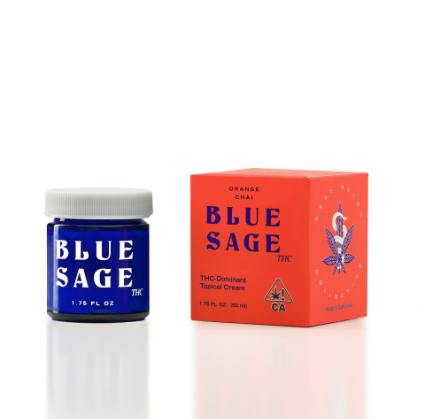 Sonoma Hills Farm- Blue Sage | Orange Chai- THC Dominant Topical Cream (4 fl oz)