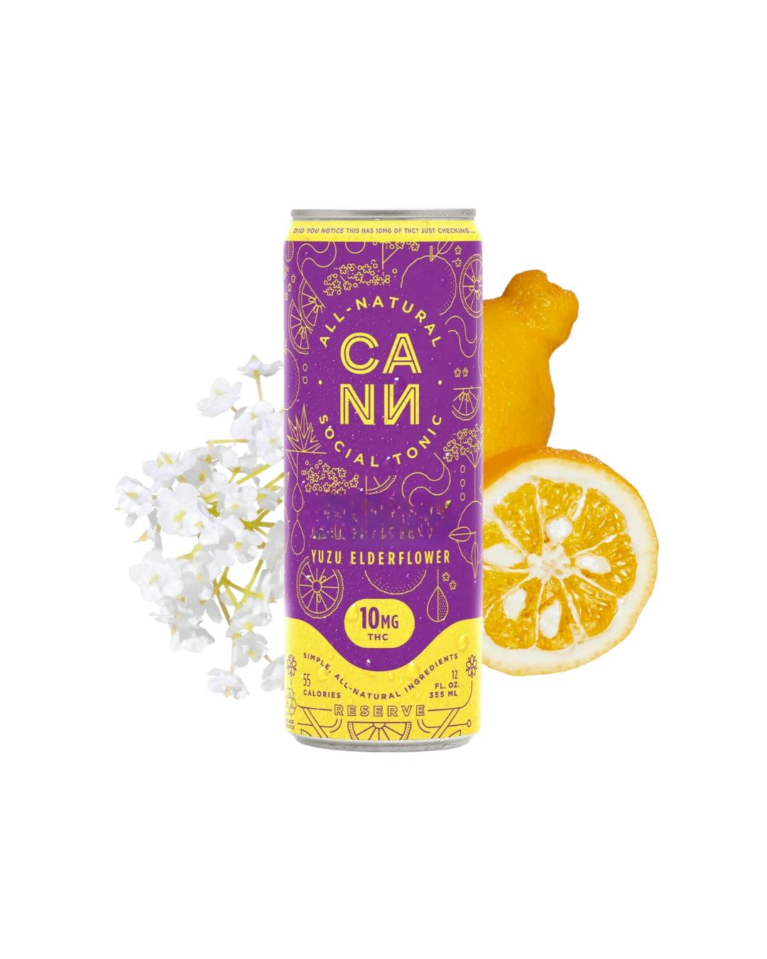 HI'ER BOY | Yuzu Elderflower Sparkling Water | Carbonated | 10mg | 12 fl oz
