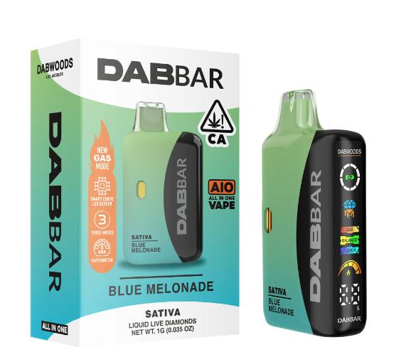 Blue Melonade | Dab Bar 3.0 Liquid Live Diamonds Disposable | 1g