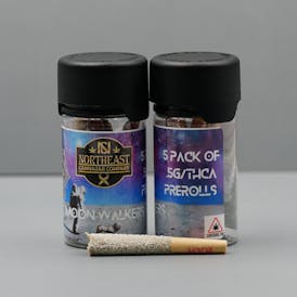 Moonwalkers - 5 Pack of .5g THCA Coated Pre-Rolls - Lemon Cherry Gelato