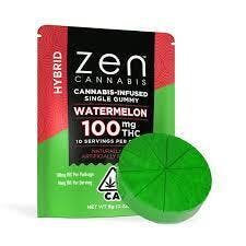 Watermelon Hybrid Single Gummy by Zen Cannabis