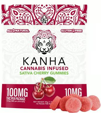 Cherry | Classic | Sativa | 100mg THC | 10-pack by Kanha