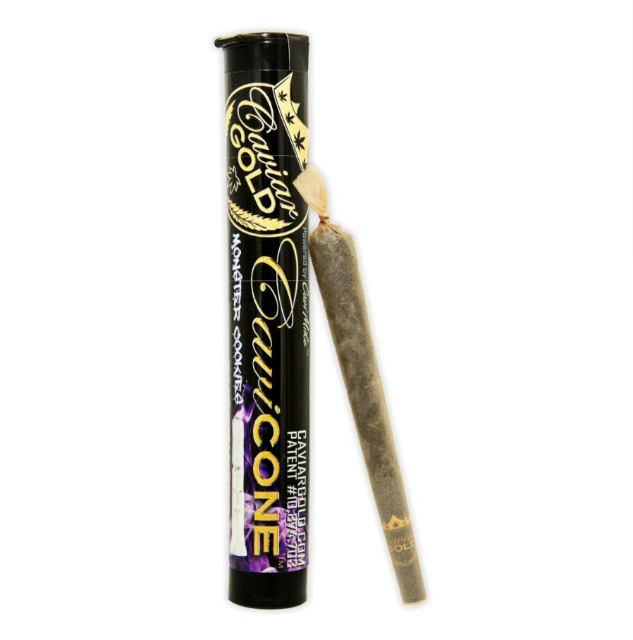 Cavi Cone | Monster Cookies | Infused Pre-Roll | 1.5g by Caviar Gold
