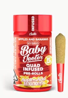 Jeeter | Apples and Bananas | Quad-Infused Minis | 0.5g each | 5pk