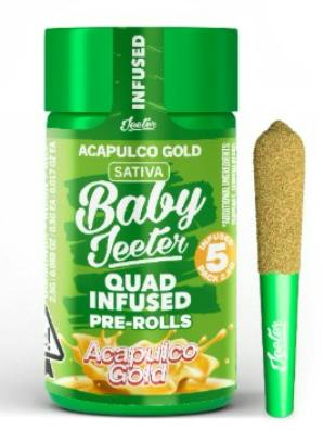 Jeeter | Acapulco Gold | Quad-Infused Minis | 0.5g each | 5pk