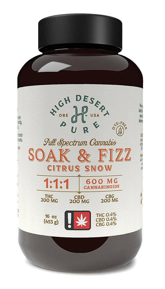 Citrus Snow Soak & Fizz (600 mg)