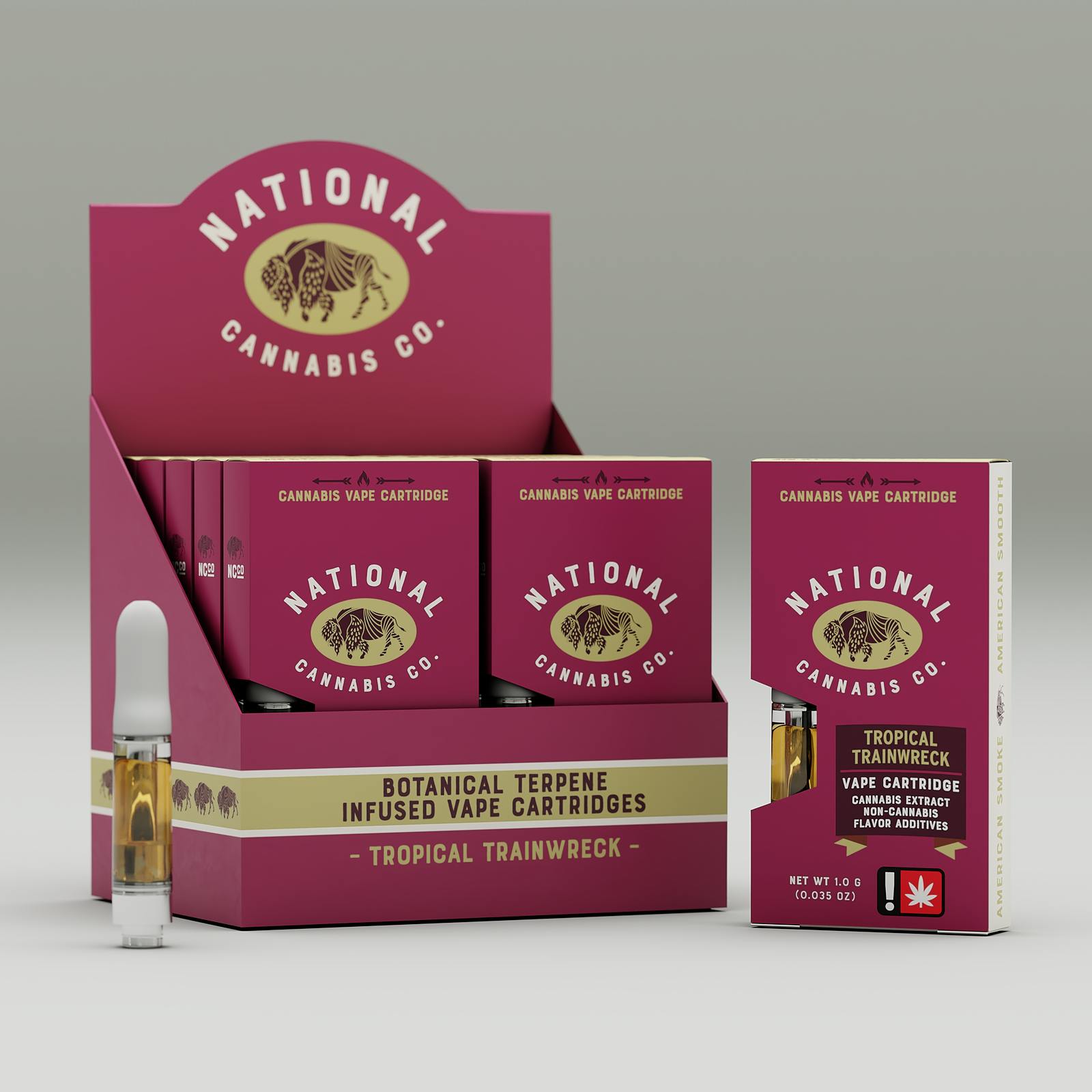 Tropical Trainwreck Flavored Cartridge 1g