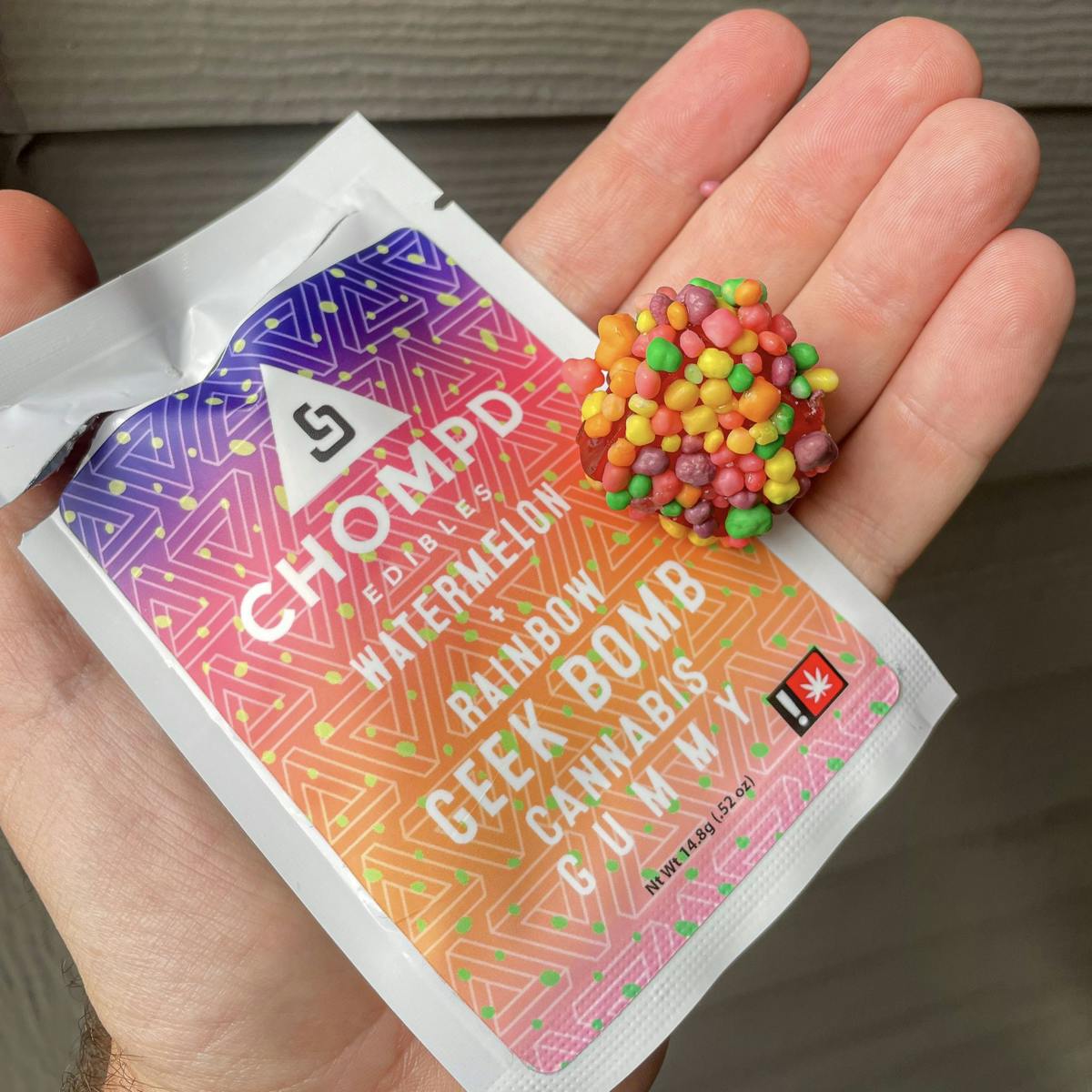 Watermelon and Rainbow Geek Bites 10 pack