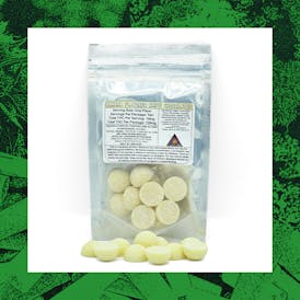 Banana White Chocolate Meltaways 100mg