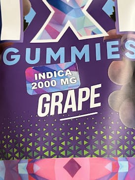 IXI Grape 2000mg Indica Gummies