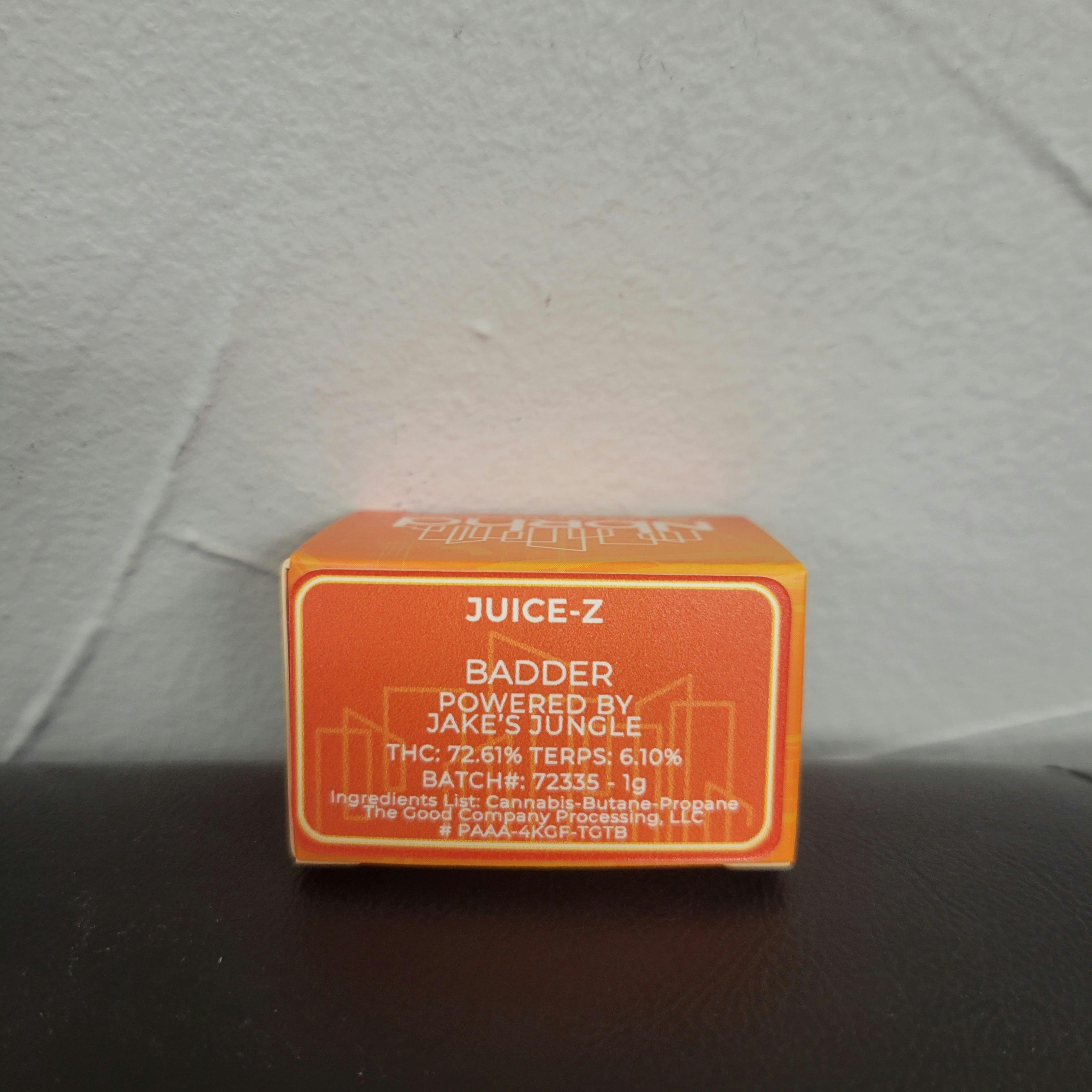 Juice-Z | Solvent | Badder | 1g