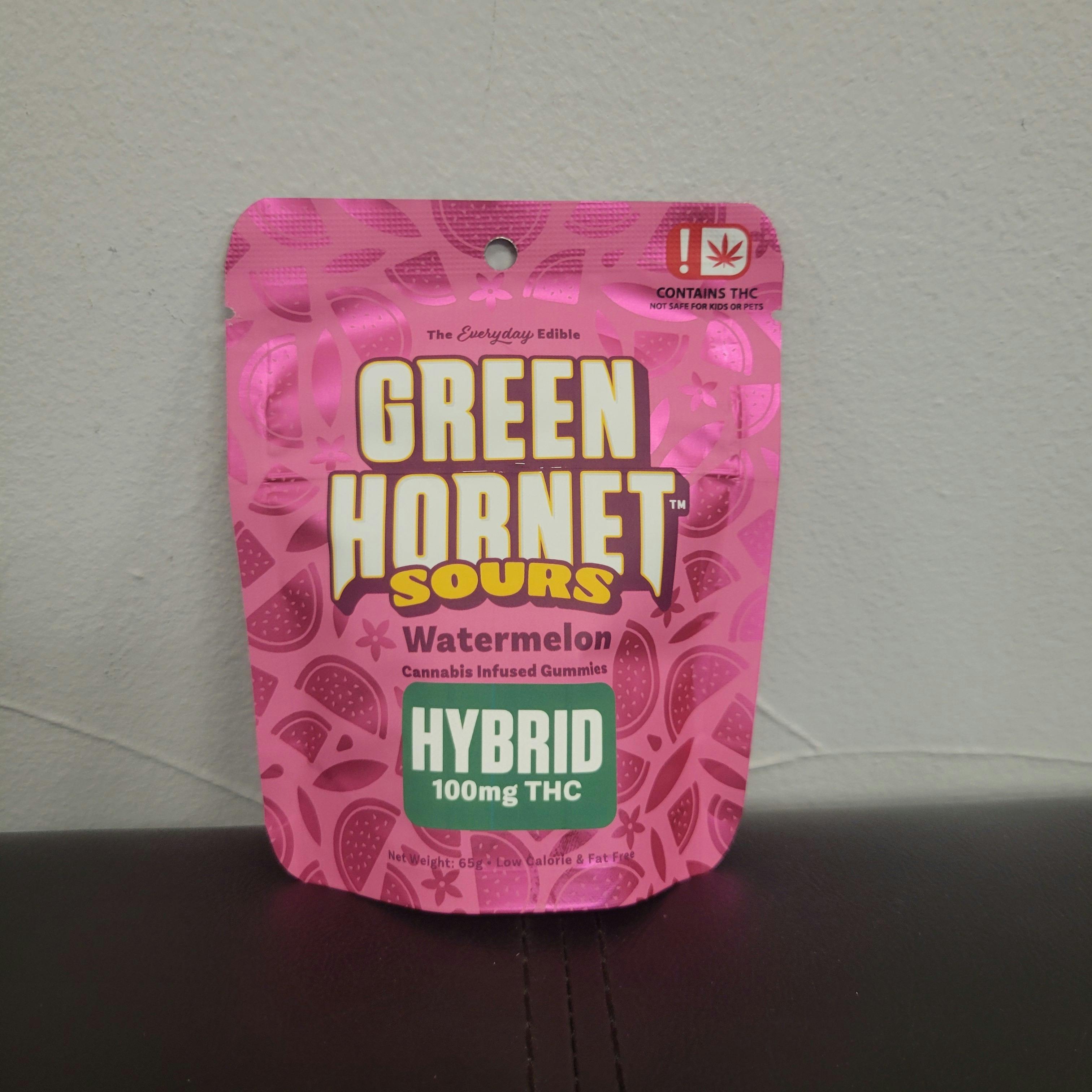 Sour Watermelon Hybrid Gummies | Gummies | 10pk | 10mg/ea