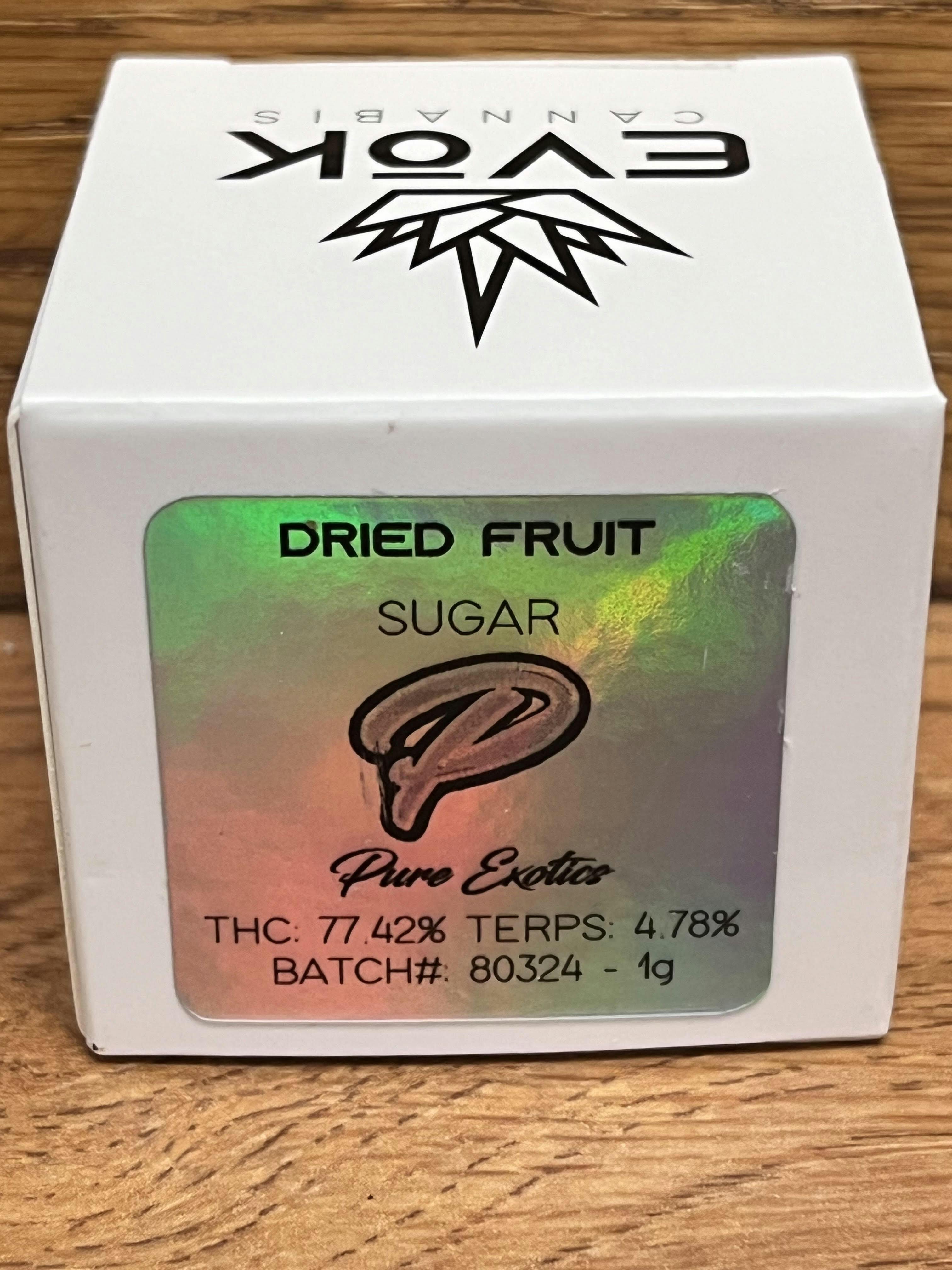 1G Sugar - Dried Fruit