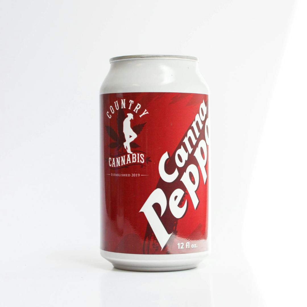 Canna Peppa | Country Cannabis Soda Beverage Drinks | 25 MG