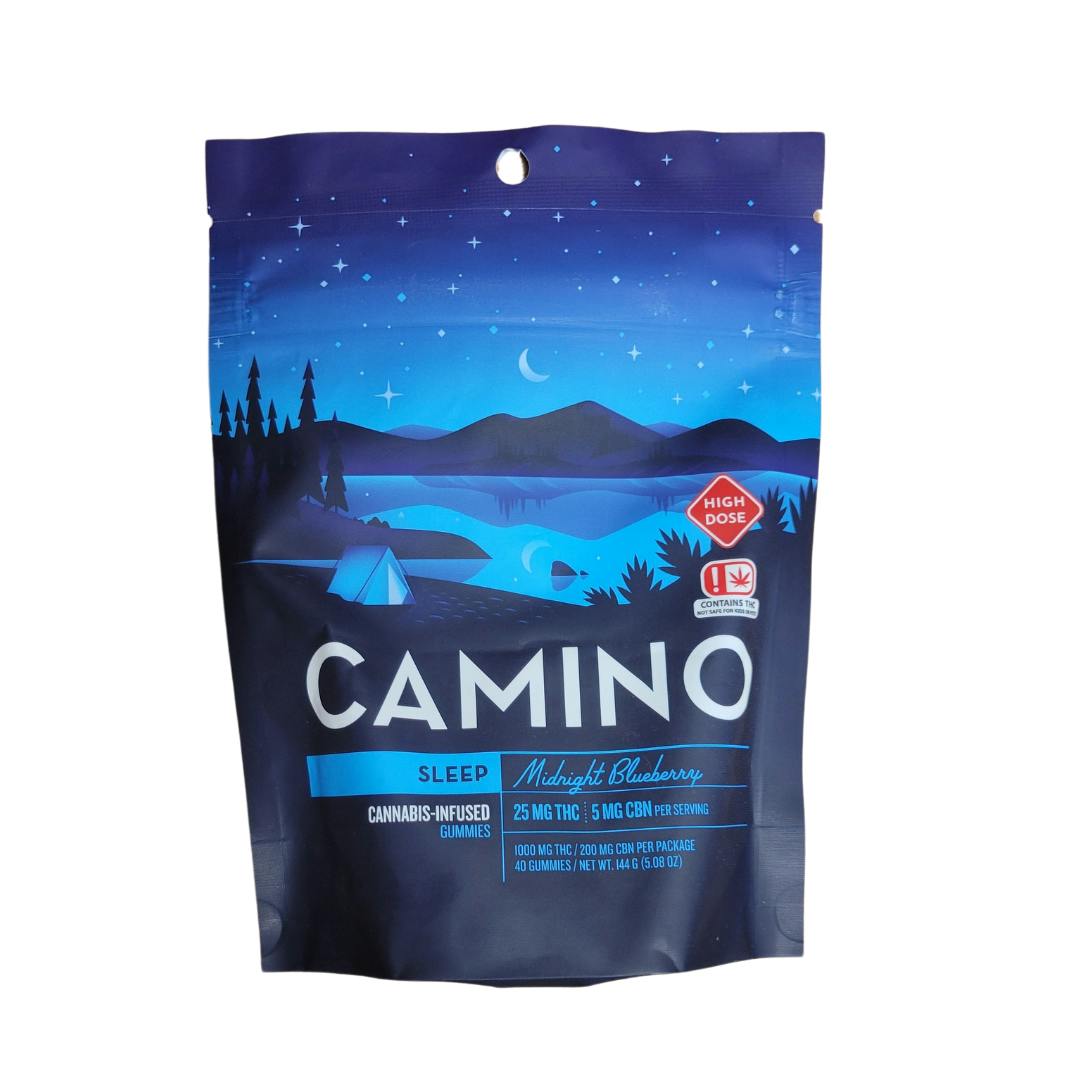 Sleep | Midnight Blueberry THC:CBN 5:1 Gummies | 1000mg | 40ct | 25mg/ea