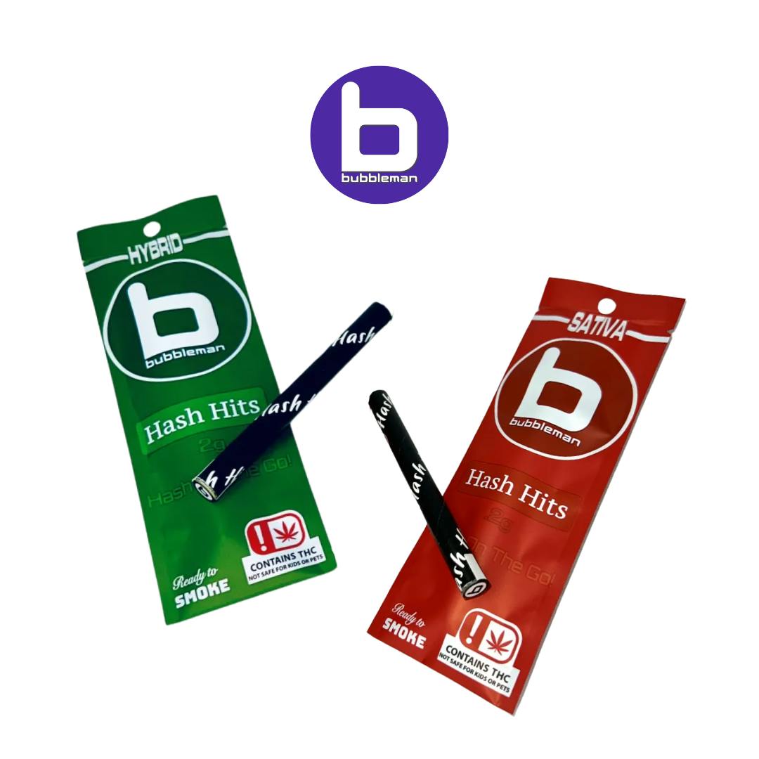 Bubbleman - Hash Hits - 0.2g - G13 x Spacequeen - Sativa
