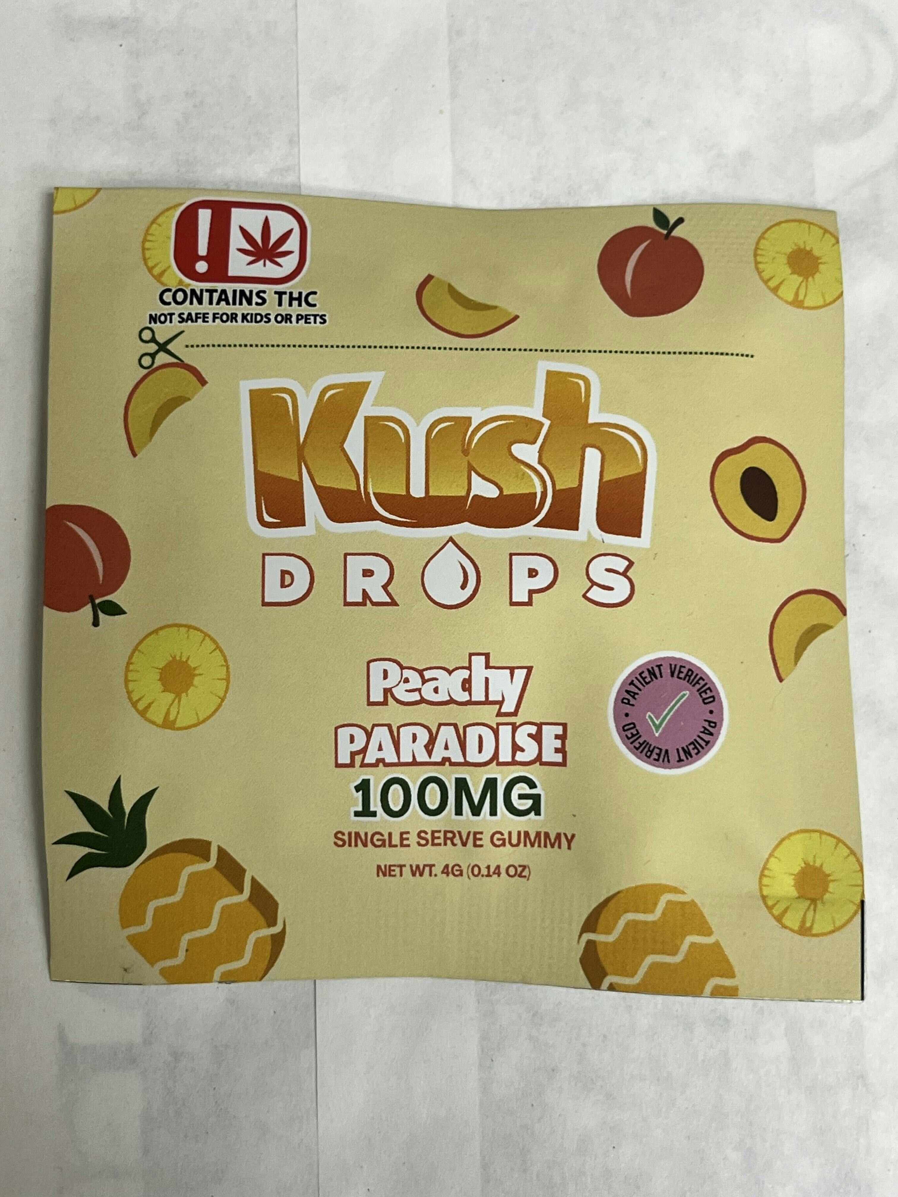 Kush Drops - 100mg SINGLES - Peachy Paradise
