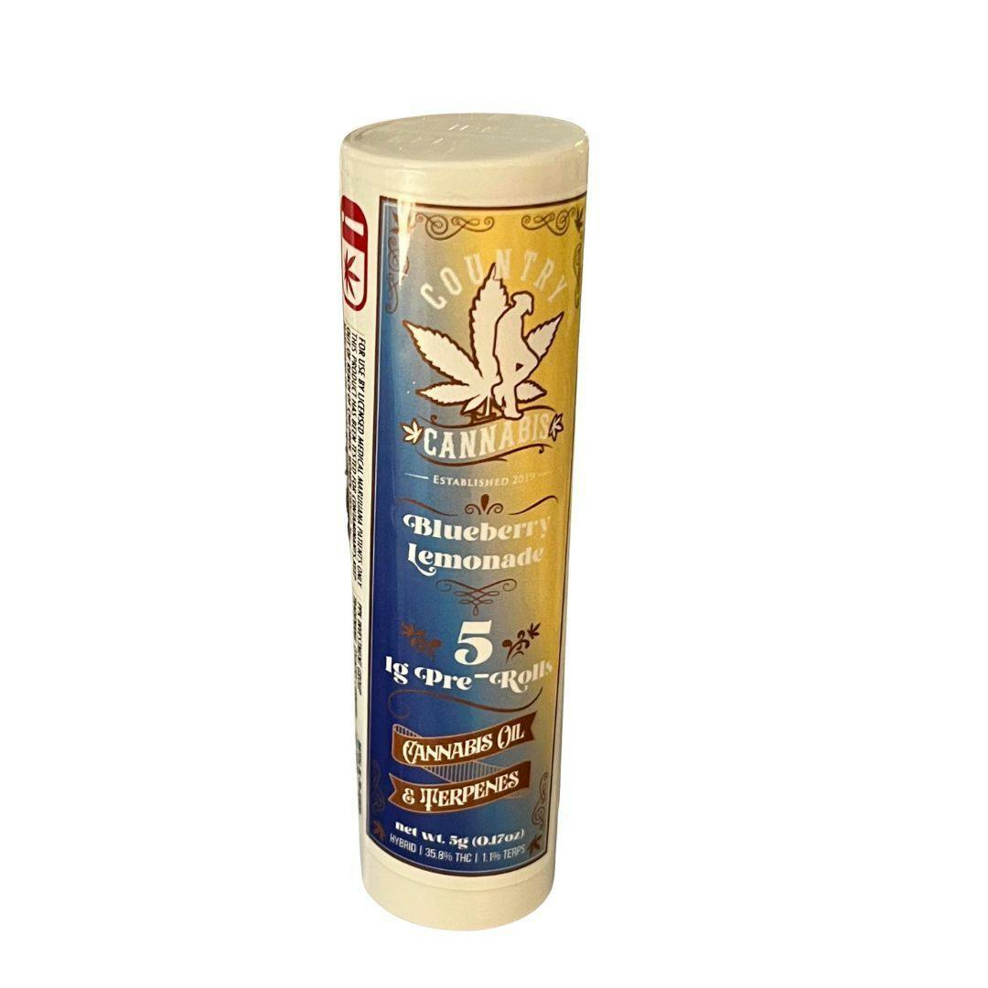 Blueberry Lemonade | Infused Pre-Roll | 1G | 5pk