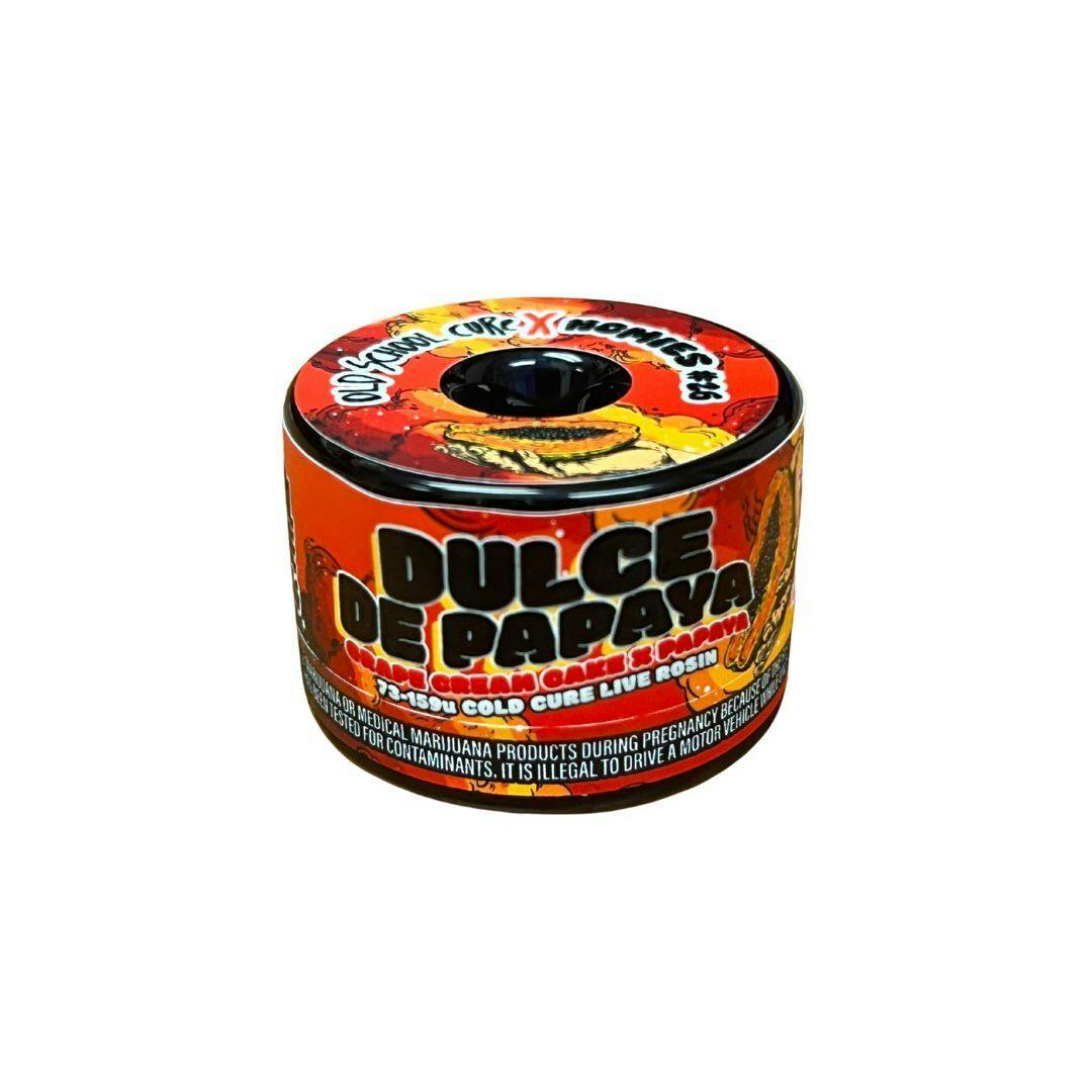 Old School Cure - 1g Live Rosin - Dulce De Papaya