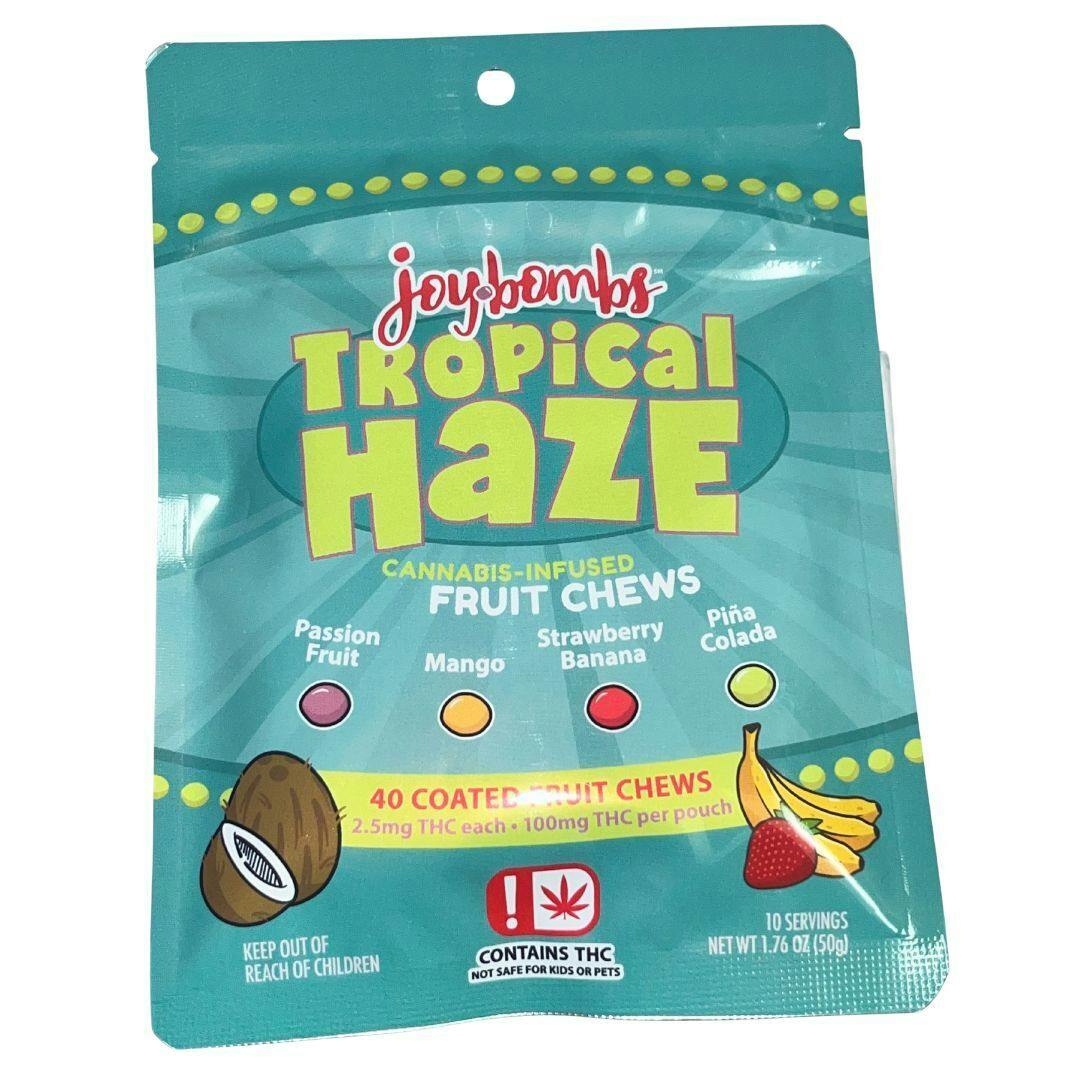 Joy Bombs Tropical Haze - 100mg THC (40pk / 2.5mg THC ea)