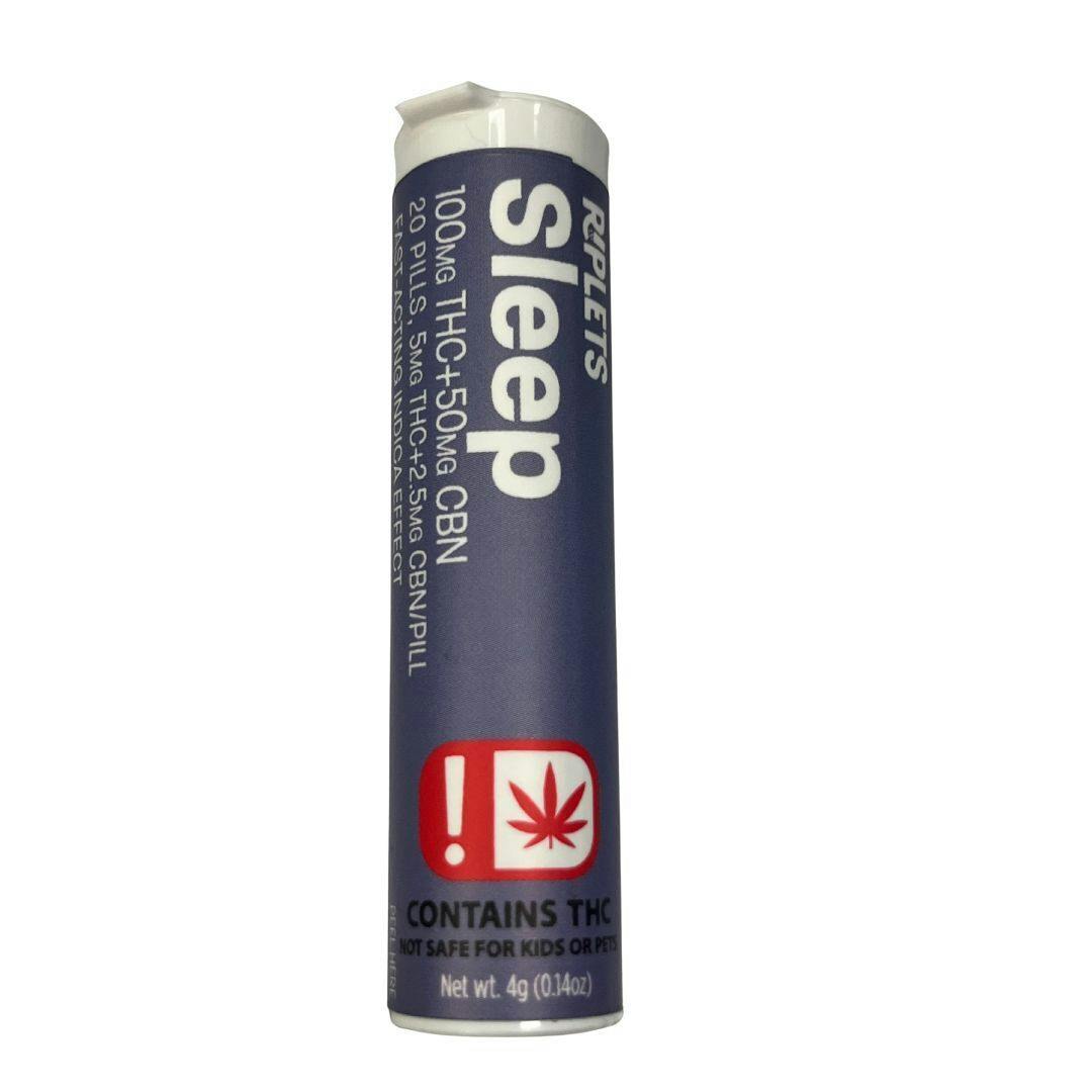 Riplets - Sleep - 5mg THC Pills - 100mg Total - Indica