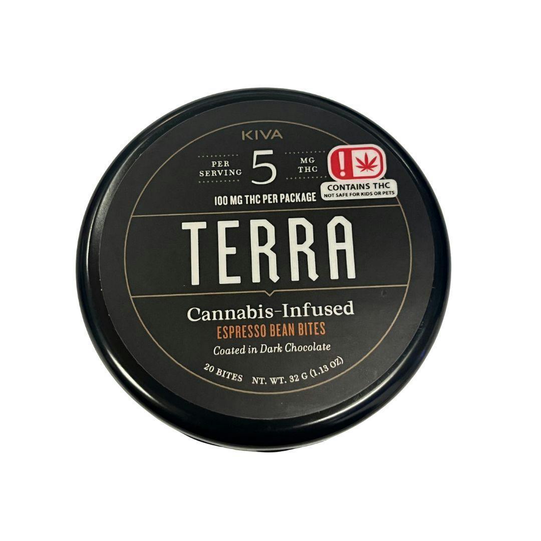 Terra | Dark Chocolate Espresso Beans | 100mg | 20ct | 5mg/ea