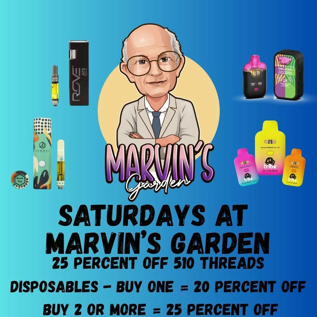 Saturdays at Marvins at Marvin's Garden