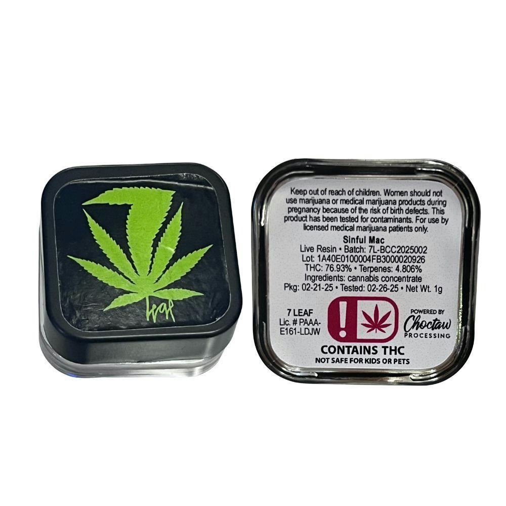 7 Leaf | Sinful Mac | Rosin | 1g
