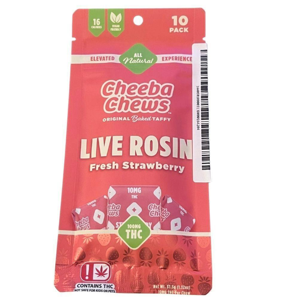 Fresh Strawberry - Live Rosin - 100mg THC