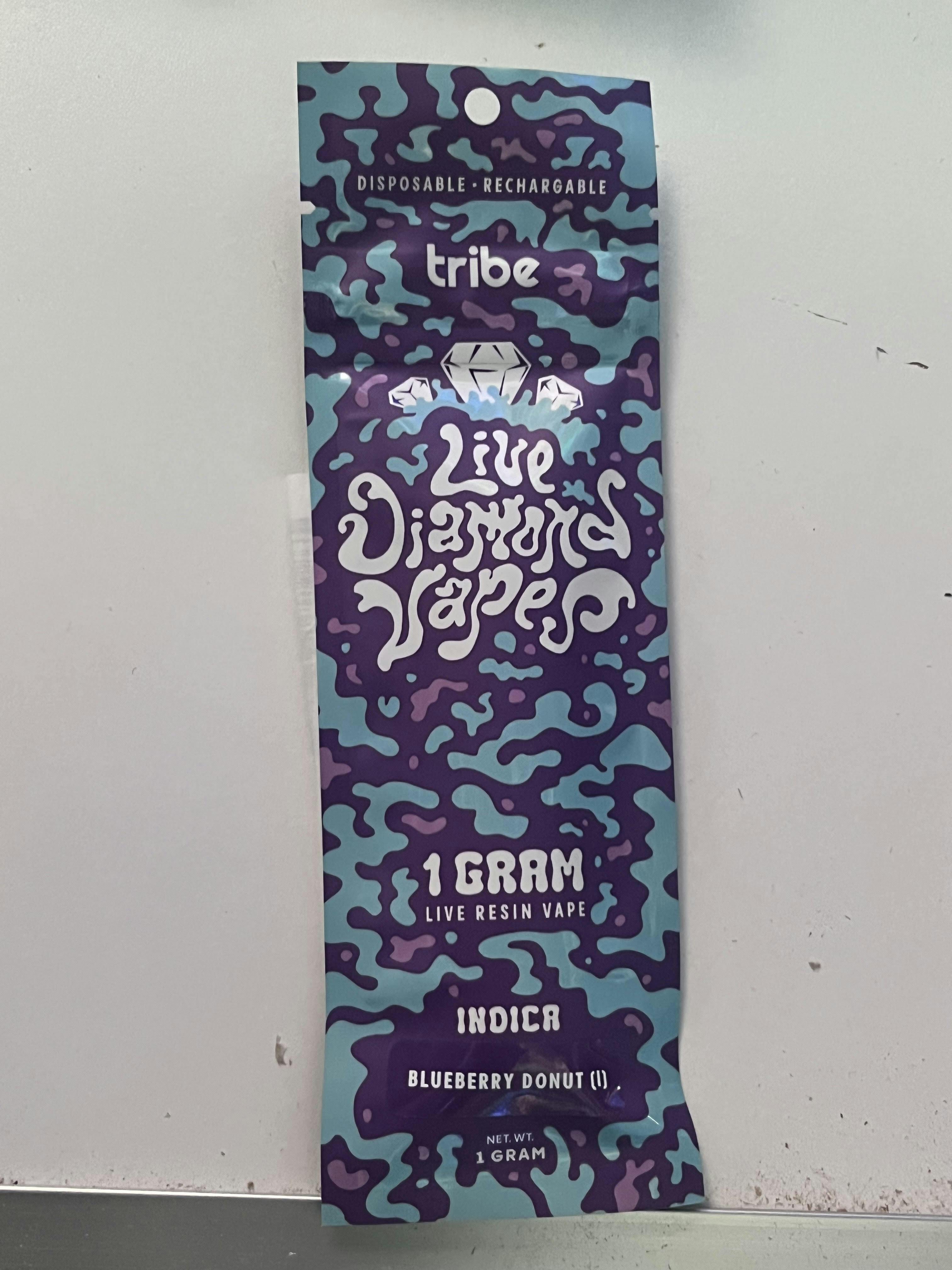 Tribe | Blueberry Donut | Live Diamonds Disposable | 1g *