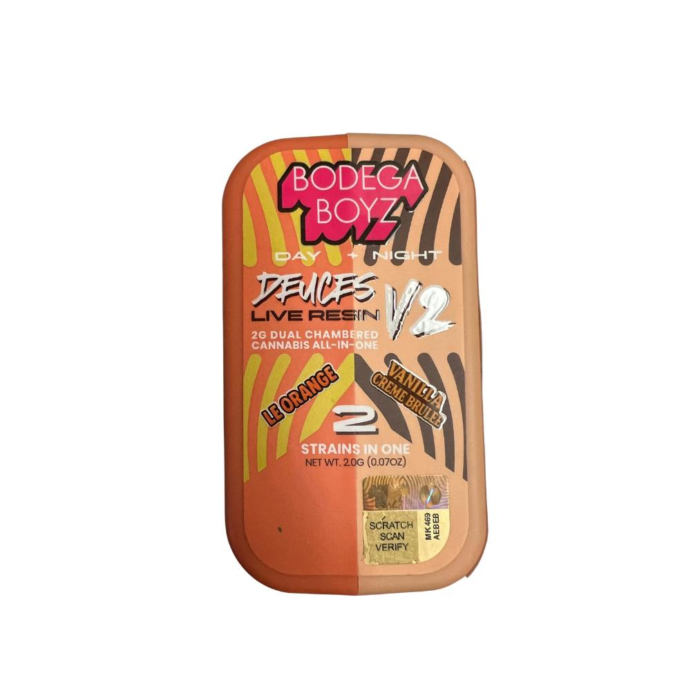 Bodega Boyz | Deuces | Le Orange + Vanilla Creme Brulee | Disposable | 2g