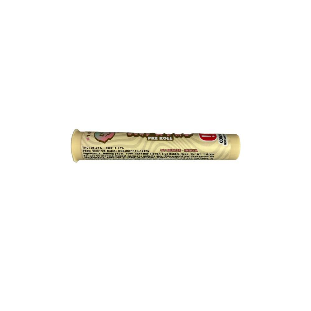Tribe | OG Burger | Solventless Infused Joint | 1g