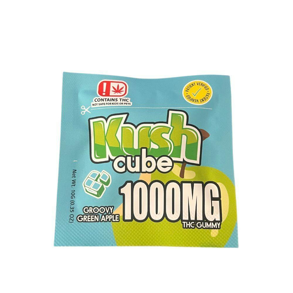 Kush Cube -SINGLE- 1000mg THC - Groovy Green Apple