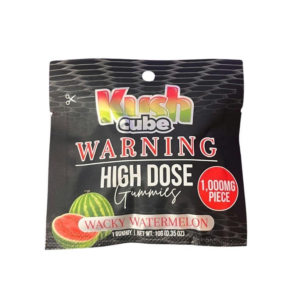 Kush Cube -SINGLE- 1000mg THC - Wacky Watermelon