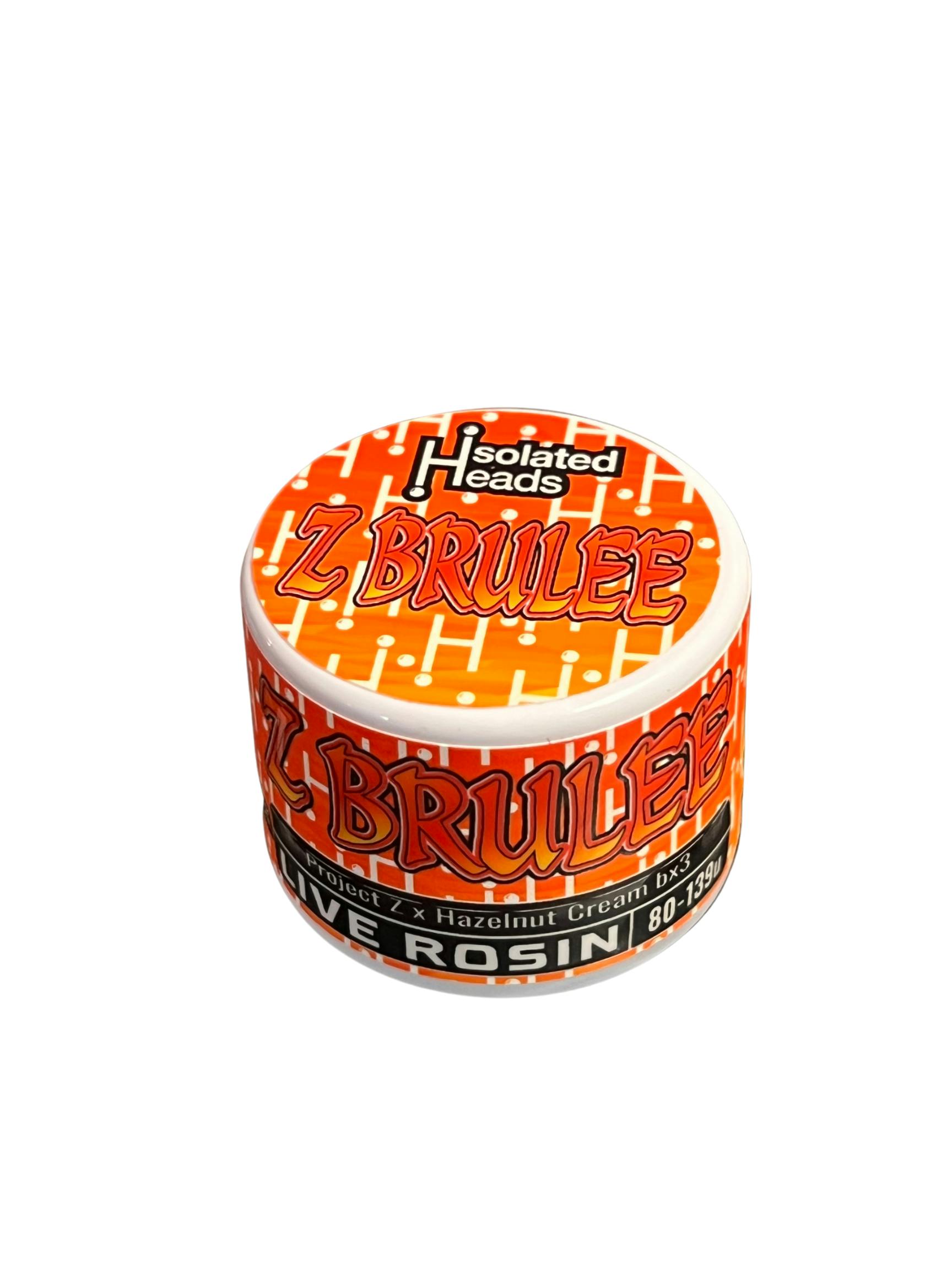 Isolated Heads | 1G Live Rosin | Z Brulee