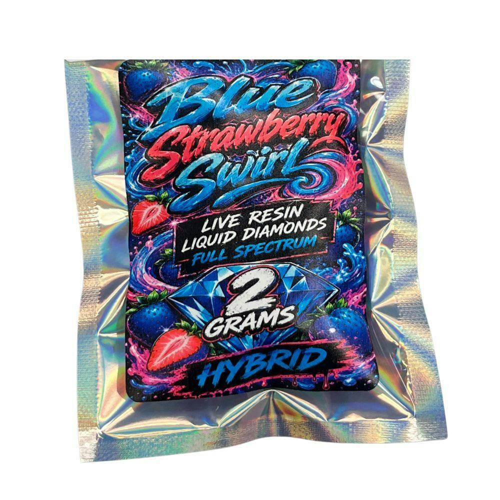 Blue Strawberry Swirl | Disposable | 2g