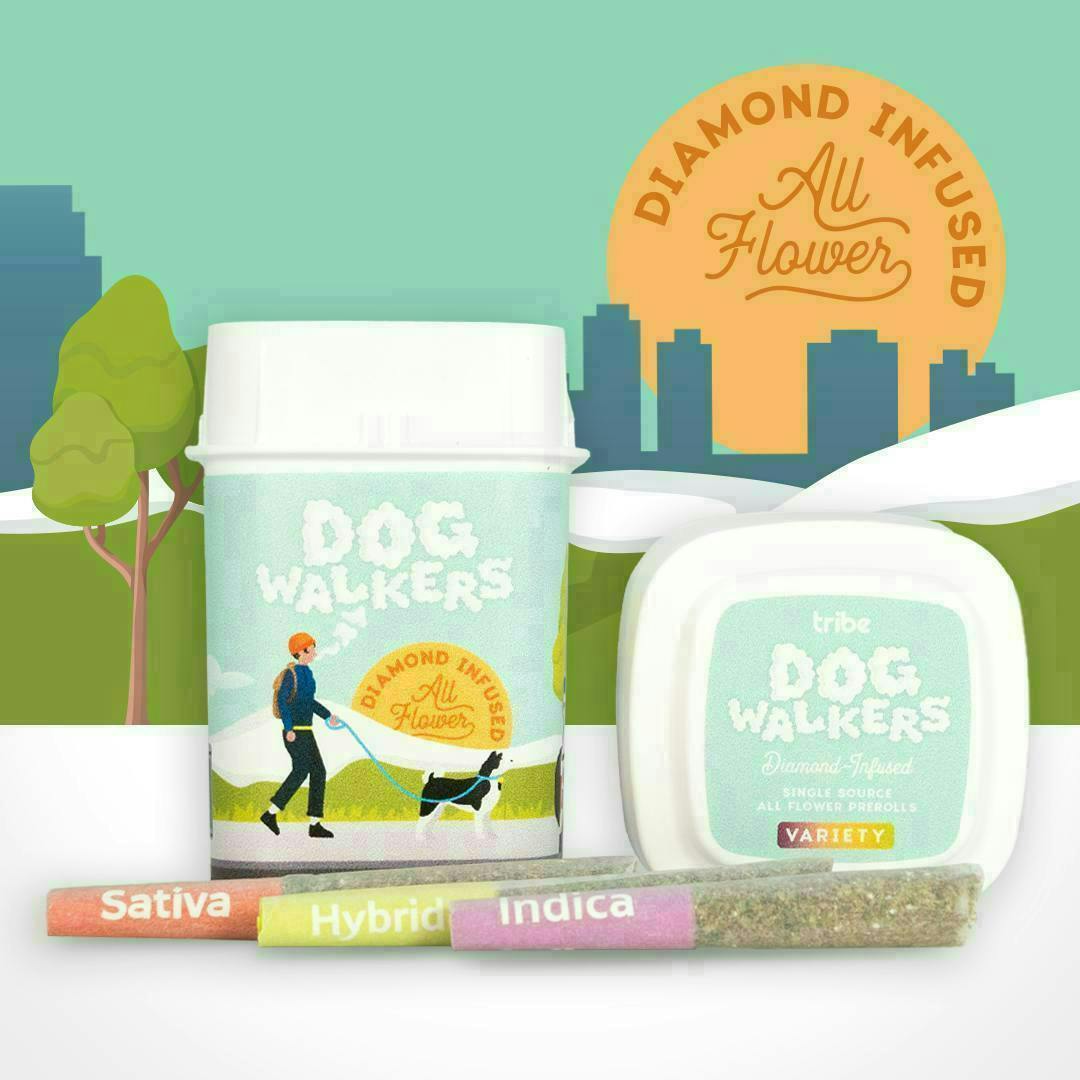 Dogwalkers Diamond Infused - Hybrid - 11 pack - Infused Pre Rolls - 4.95