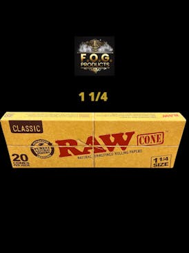 RAW Classic Cone 1 1/4 Size 20 Pack
